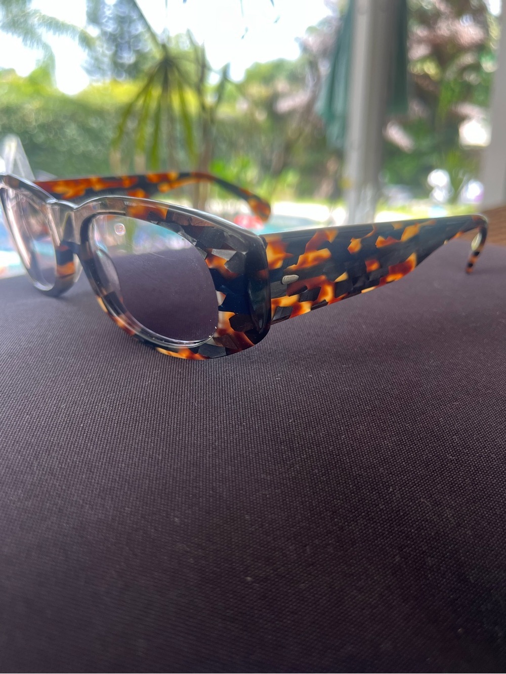 Vintage Alain Mikli Paris 0174 625 Mosaic Tortoise Sunglasses 90s Designer - Picture 3 of 8